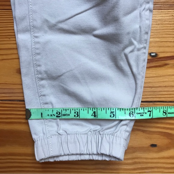 Loft Light Beige Gathered Ankle Khaki Pants, NWT, 0 - Picture 9 of 11